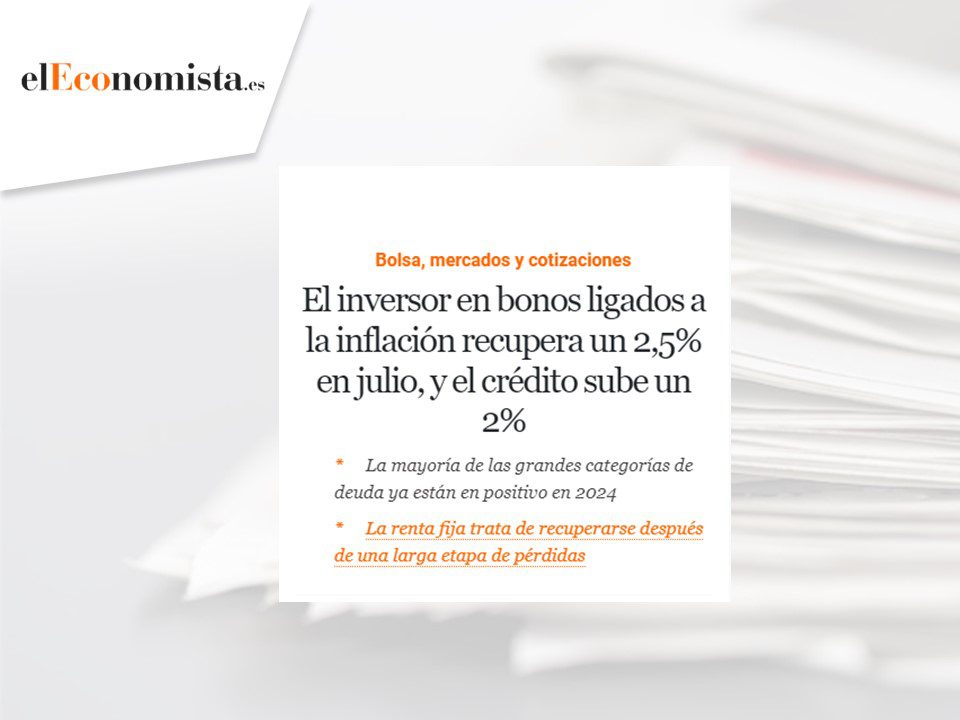 Análisis de la evolución de los bonos ligados a la inflación
