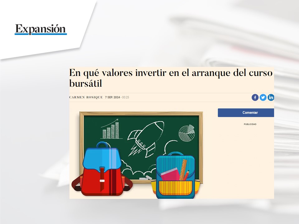 Recomendación de valores en los que invertir tras el verano