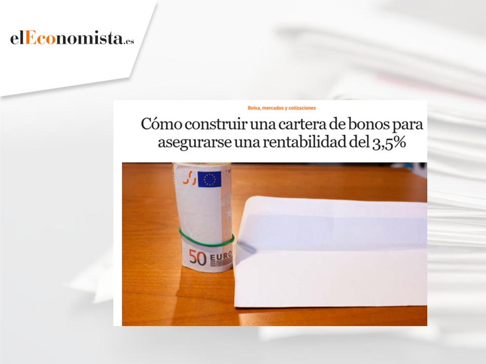 Cartera de renta fija para obtener un 3,5% de rentabilidad