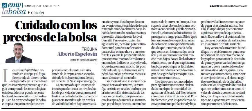 Alberto Espelosín tribuna