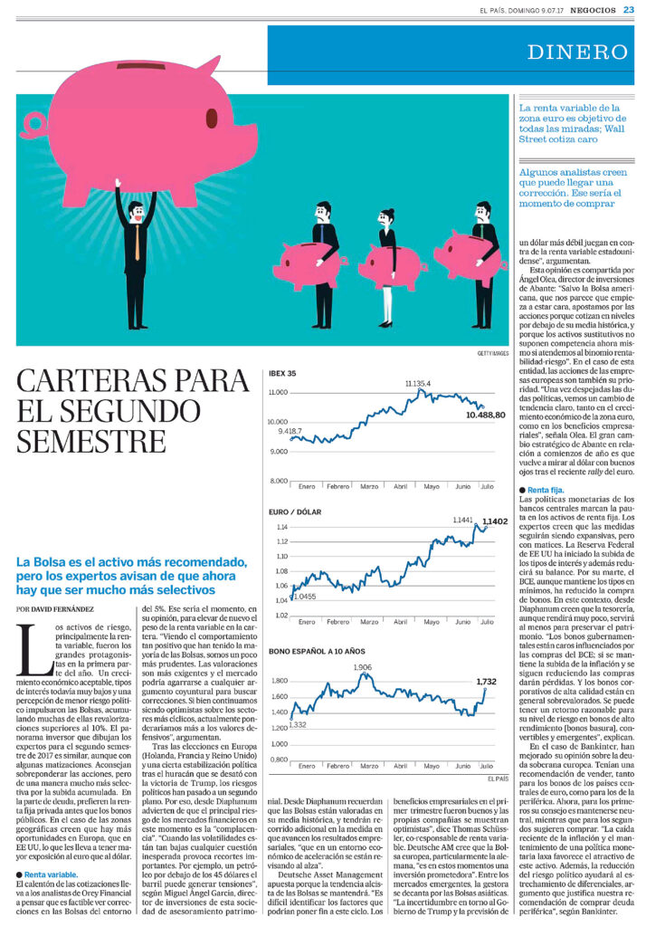 20170709 El País bolsa segundo semestre AO 20170709 El País bolsa segundo semestre AO