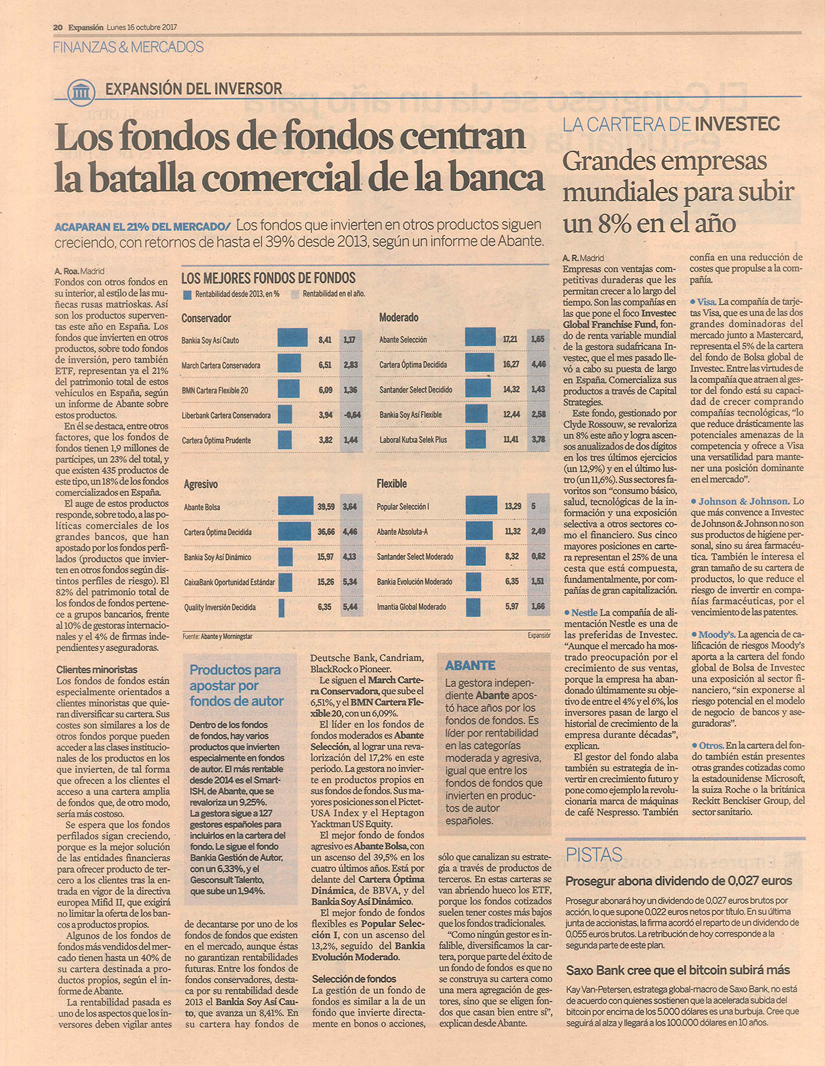 Expansión informe fondos de fondos Expansión informe fondos de fondos