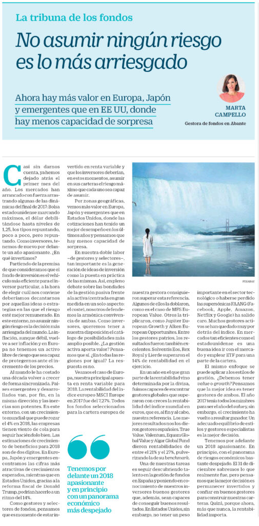 CINCO DIAS CAMPELLO RIESGO