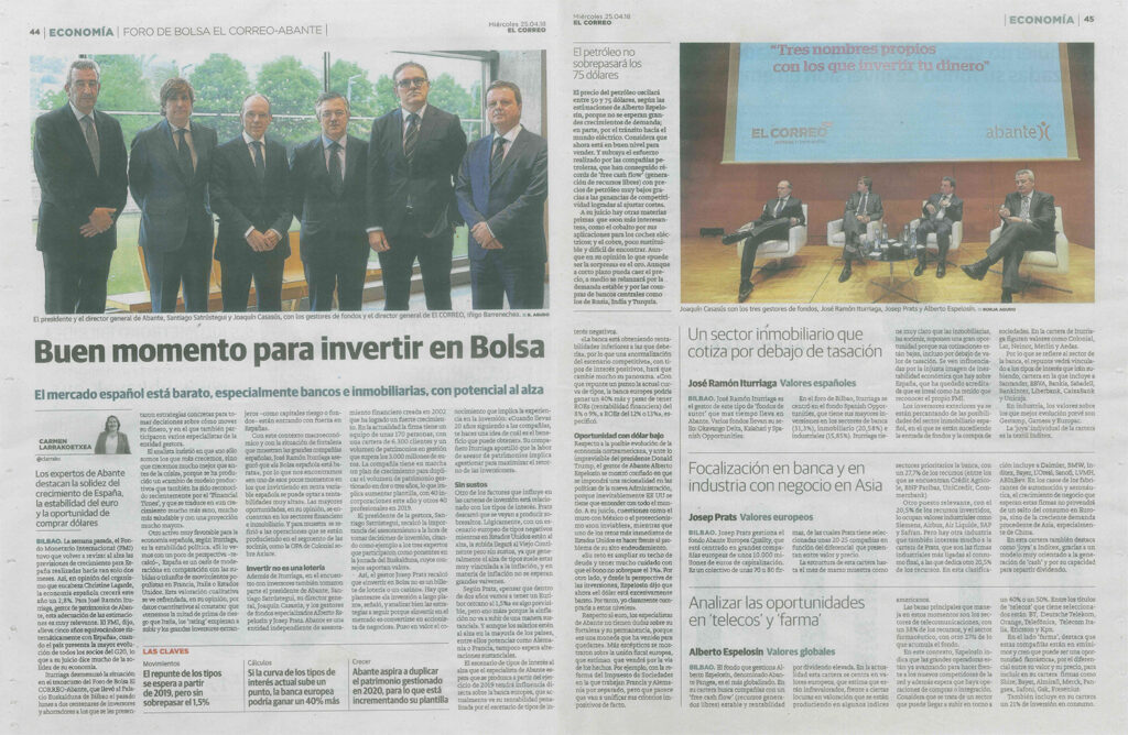 EL CORREO TRES NOMBRES PROPIOS CON LOS QUE INVERTIR TU DINERO