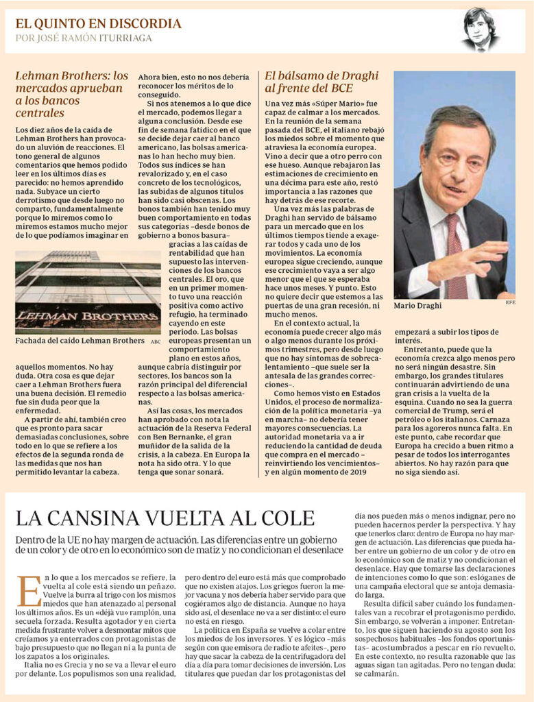 ABC EQED DRAGHI LEHMAN BROTHERS