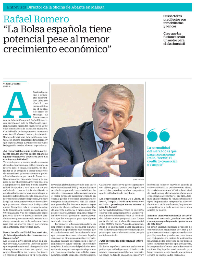 CINCO DIAS ENTREVISTA RAFAEL ROMERO