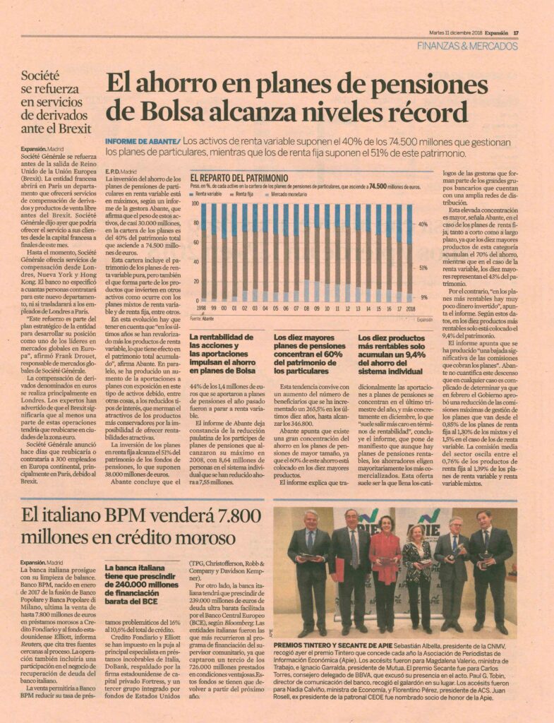 Expansi&oacute;n, pensiones