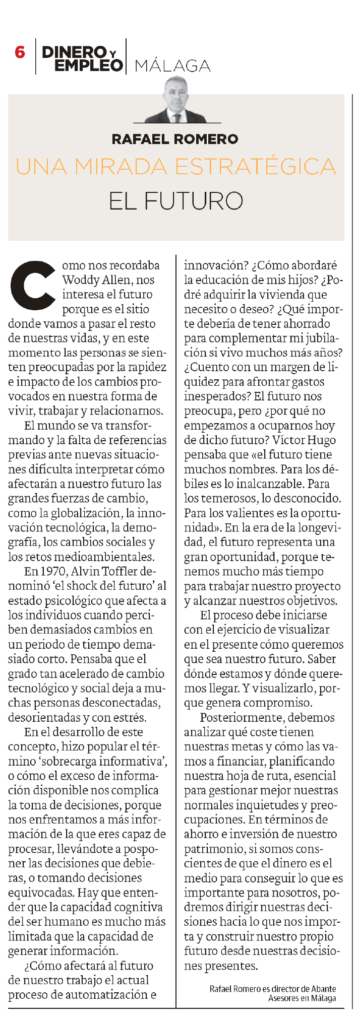 El Futuro_artículo DIARIO SUR